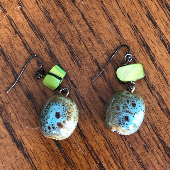 Open end hand knotted stone and crystal necklace - Picture 2 of 5